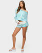 EDIKTED Saphi Striped Oversized Knit Sweater image number 4