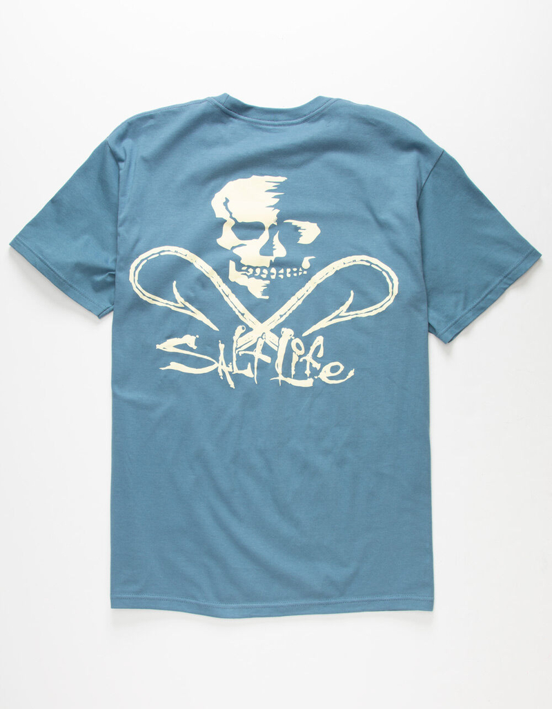 SALT LIFE Skull And Hooks Mens Pocket Tee image number 1