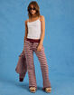 TILLYS Womens Stripe Bootcut Sweatpants image number 6