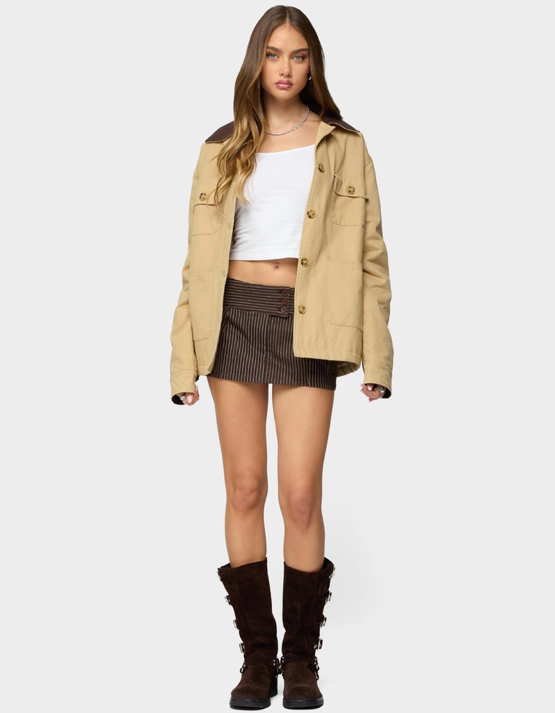 EDIKTED Harper Barn Coat image number 3