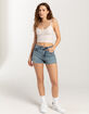 RSQ Womens High Rise Vintage Shorts image number 5