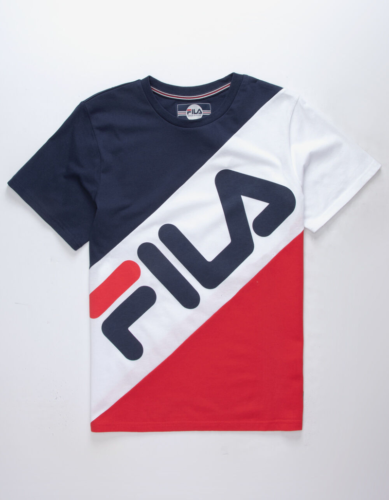 FILA Banner Striped Boys T-Shirt image number 0