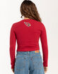 NFL Arizona Cardinals Womens Long Sleeve Baby Tee image number 4