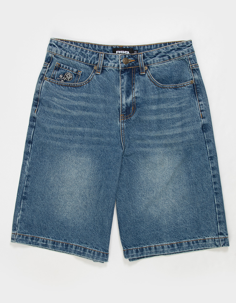 RSQ Mens Embroidered Jorts image number 5