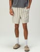 RSQ Mens Stripe Pull On Shorts image number 2