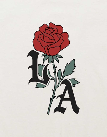 LOS ANGELES Rose LA Unisex Tee Alternative Image