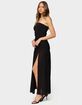EDIKTED Marisa Strapless Maxi Dress image number 2