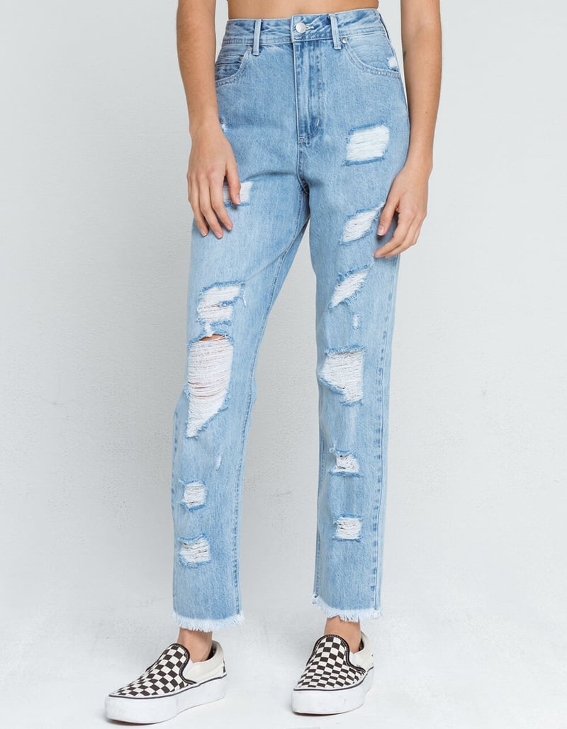 RSQ Super Distressed Womens Jeans image number 1