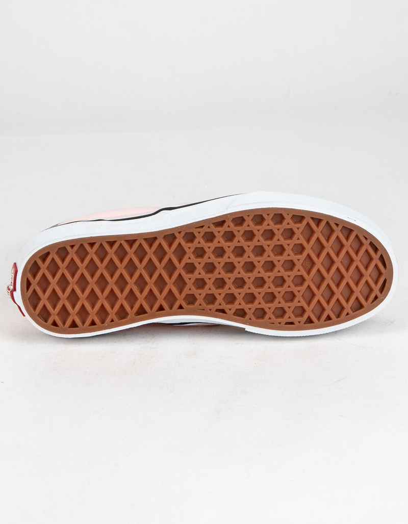 VANS Classic Checkerboard Slip-On Pink & White Girls Shoes image number 5