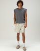 RSQ Mens Washed Crop Muscle Tee image number 3