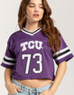 HYPE AND VICE Texas Christian University Womens Football Jersey image number 2