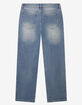 CALIBER Munition Mens Studded Frayed Straight Jeans image number 3