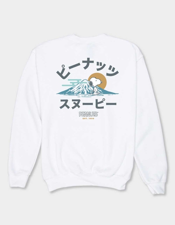 PEANUTS Rising Sun Japan Unisex Kids Crewneck Sweatshirt Alternative Image