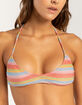 FULL TILT Sparkle Stripe Bralette Bikini Top image number 4