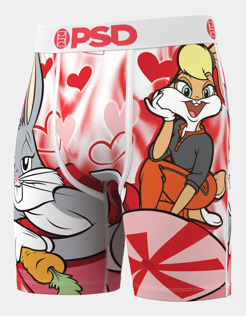 PSD x Looney Tunes Hearts Mens Boxer Briefs image number 1