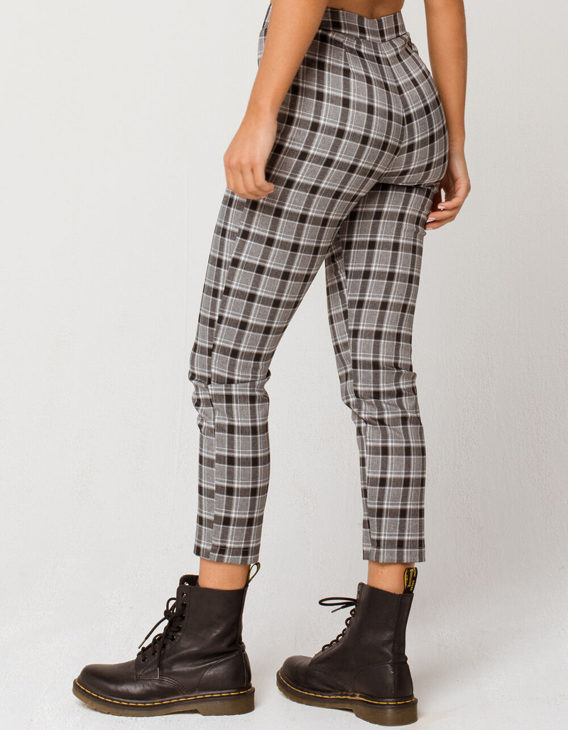 SKY AND SPARROW Plaid Womens Pants image number 3