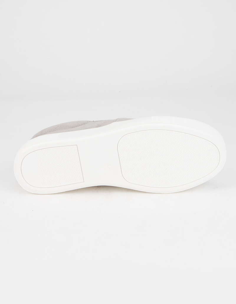 SODA Platform Womens Gray Slip-On Shoes image number 5