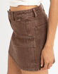 RHYTHM Cargo Womens Denim Mini Skirt image number 3
