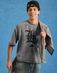 RSQ Mens Textured Baggy Crop Tee image number 4