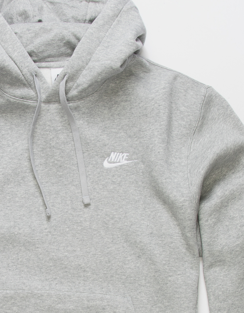 NIKE Club Mens Hoodie HEATHER GRAY Tillys