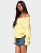 EDIKTED Inga Oversized Cable Knit Sweater image number 2