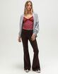 TILLYS Fold Over Flared Womens Pants image number 1