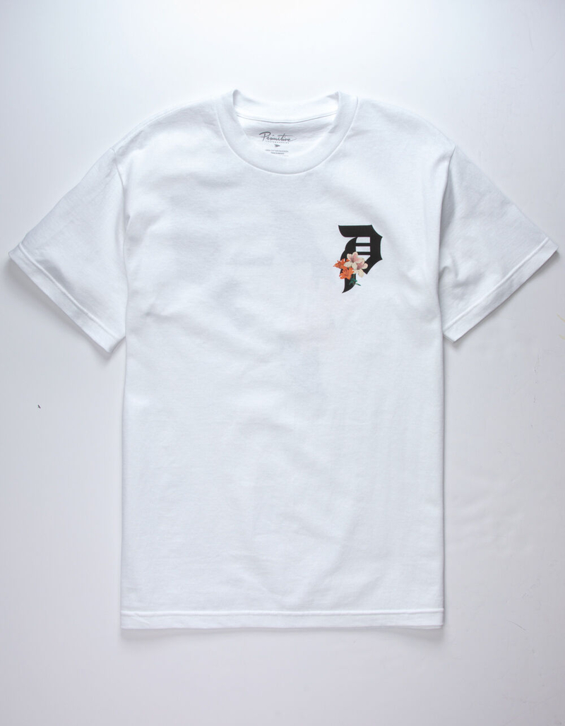 PRIMITIVE Dirty P Lily White Mens T-Shirt image number 1