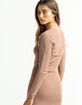RSQ Womens Brown Long Sleeve Shrug image number 2