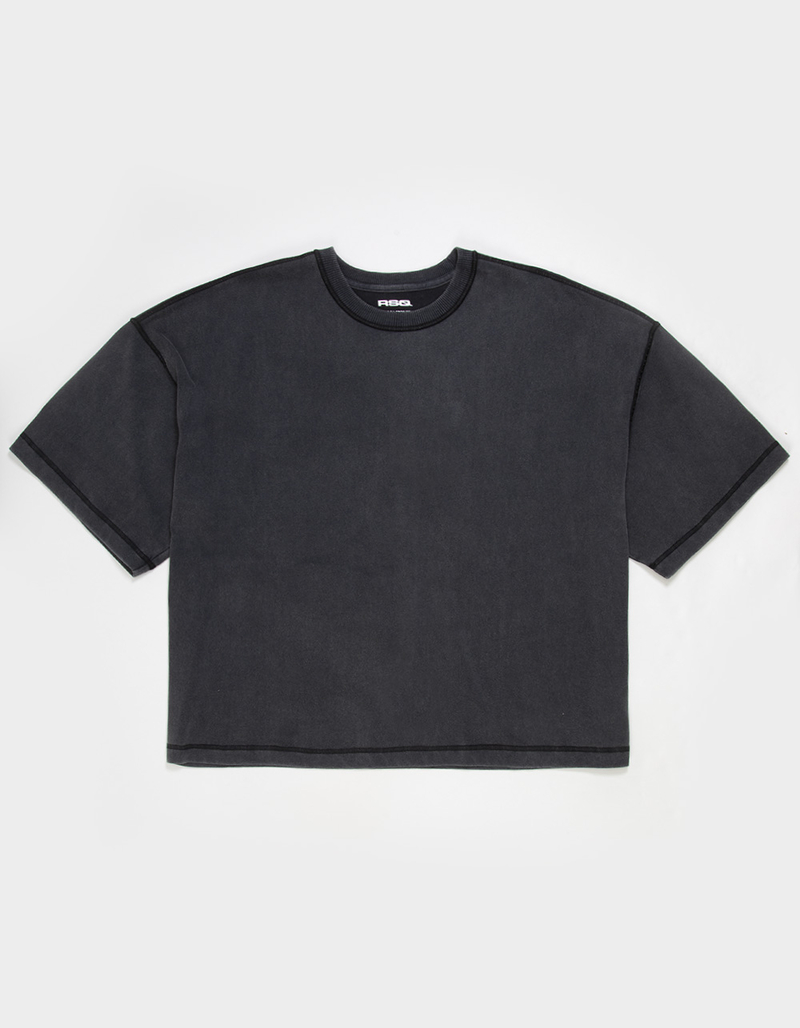 RSQ Mens Baggy Crop Tee image number 4
