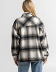 RSQ Womens Plaid Shacket image number 4