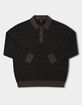 FORMER Expansion Knit Mens Long Sleeve Polo Shirt image number 1