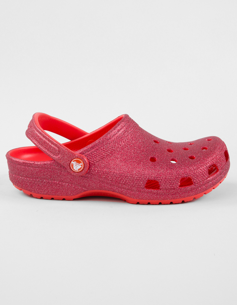CROCS Womens Classic Glitter Clogs image number 0