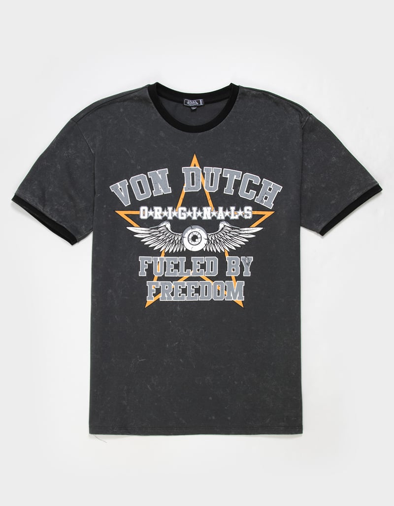 VON DUTCH Originals Mens Ringer Tee image number 0