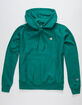 CHAMPION Reverse Weave Mens Dark Green Hoodie image number 1