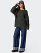 EDIKTED Kennedy Oversized Cable Knit Sweater image number 4
