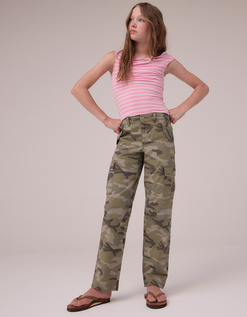 FULL TILT Girls Camo Cargo Pants image number 3