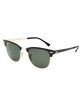 RAY-BAN Clubmaster Metal Black & Green Classic Polarized Sunglasses image number 1