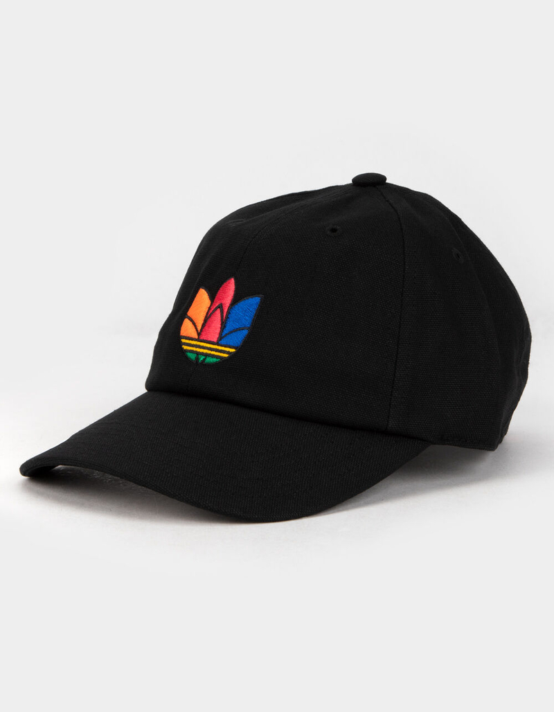 ADIDAS Originals 3D Trefoil Womens Black Strapback Hat image number 0