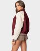 EDIKTED Varsity Oversized Bomber Jacket image number 5