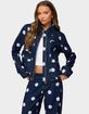 EDIKTED Leyah Polka Dot Oversized Denim Jacket image number 1
