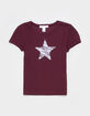 FULL TILT Lace Star Girls Tee image number 1