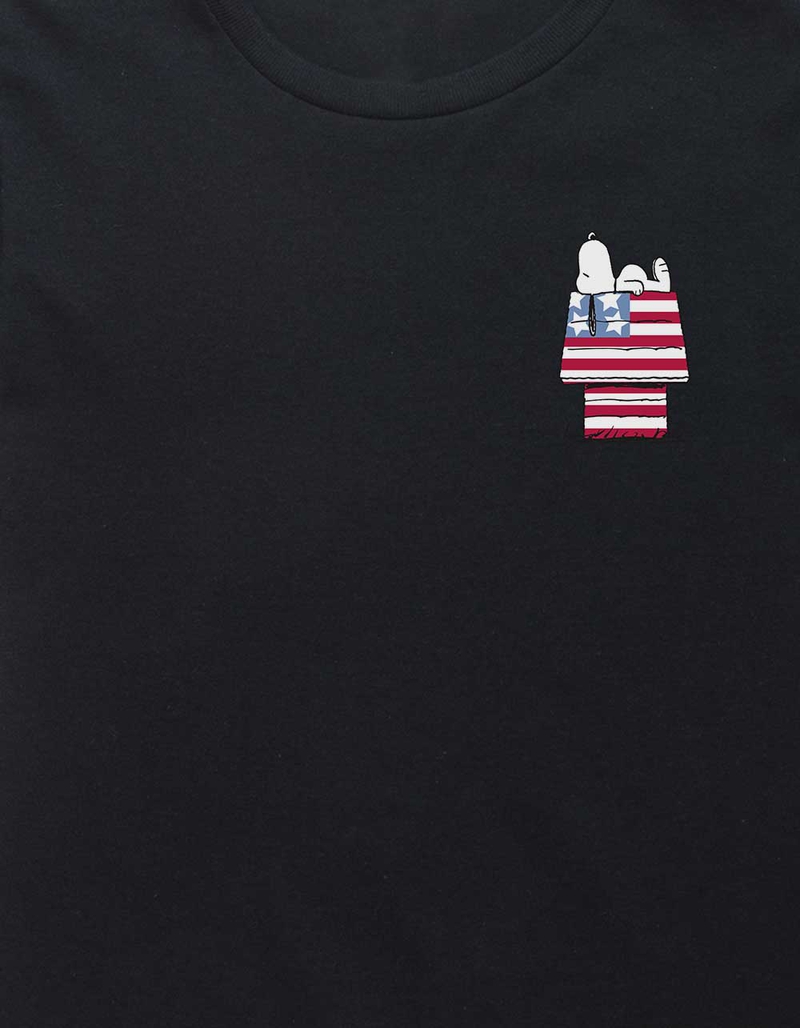 PEANUTS Snoopy Dog House Flag Unisex Kids Tee image number 1