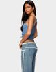 EDIKTED Karin Cut Out Ribbed Tank Top image number 3