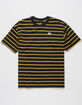 NIKE SB Stripe Mens Black & Gold T-Shirt image number 1