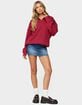 EDIKTED Lorie Oversized Knit Polo Sweater image number 4