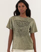 FIVESTAR GENERAL CO. Skulls N Wings Oversized Womens Tee image number 2