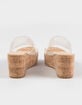 BAMBOO Beyond Womens Wedge Sandals image number 6