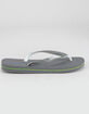HAVAIANAS Brazil Mix Mens Gray Sandals image number 2