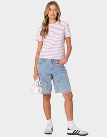 EDIKTED Callahan Striped Tee Alternative Image