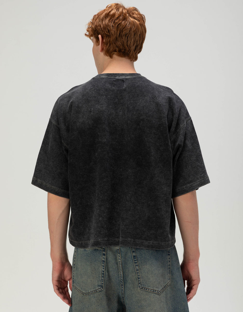 RSQ Mens Textured Baggy Crop Tee image number 1